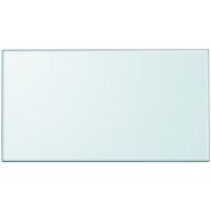 Темпериран стъклен плот за маса, правоъгълен, 1200x650 мм