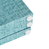 Сгъваем параван за стая, 228x170 см, пеперуда, син