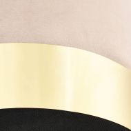 Табуретка, кайсия и златисто, кадифе 28 x 36 cm