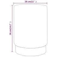 Табуретка, кайсия и златисто, кадифе 28 x 36 cm