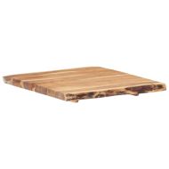 Плот за маса, акациево дърво масив, 58x(50-60)x3,8 cм