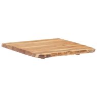 Плот за маса, акациево дърво масив, 58x(50-60)x3,8 cм