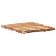 Плот за маса, акациево дърво масив, 58x(50-60)x3,8 cм