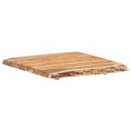 Плот за маса, акациево дърво масив, 58x(50-60)x3,8 cм