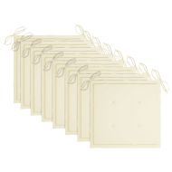 Сгъваеми градински столове с възглавници 8 бр акация масив