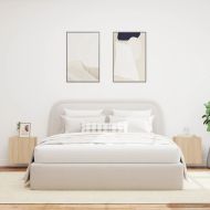 Стенни ТВ шкафове с LED лампи, 2 бр, сонома дъб, 40,5x35x40 см