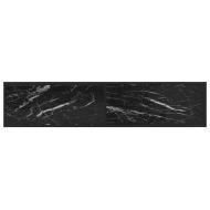 ТВ шкаф, черен мрамор, 180x40x40,5 см, закалено стъкло