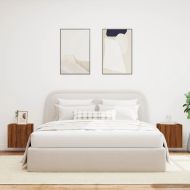 Стенни ТВ шкафове с LED лампи, 2 бр, кафяв дъб, 40,5x35x40 см