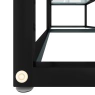 ТВ шкаф, бял мрамор, 140x40x40,5 см, закалено стъкло