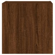 Стенни ТВ шкафове 2 бр кафяв дъб 40,5x30x40 см инженерно дърво