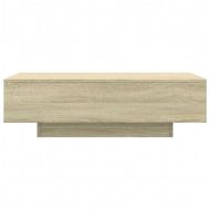 Маса за кафе, дъб сонома, 100x49,5x31 см, инженерно дърво