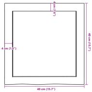 Стенен рафт, 40x40x(2-6) см, необработен масивен дъб