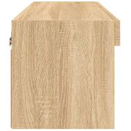 ТВ шкаф с LED осветление, дъб сонома, 60x30x30 см