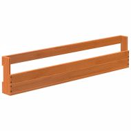 Стенни рафтове за обувки 2 бр восъчнокафяв 110x8,5x23,5 см