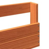 Стенни рафтове за обувки 2 бр восъчнокафяв 110x8,5x23,5 см