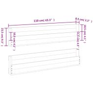 Стенни рафтове за обувки 2 бр восъчнокафяв 110x8,5x23,5 см