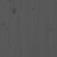 Нощни шкафчета, 2 бр, сиви, 40x34x35 см, борово дърво масив