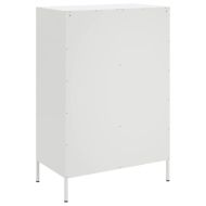 Висок шкаф, бял, 68x39x101,5 см, стомана