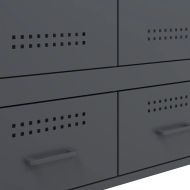 Висок шкаф, антрацит, 68x39x101,5 см, стомана