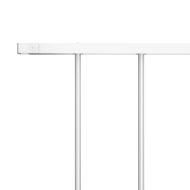 Ограден панел Woerden прахово боядисана стомана 1,7x1,17 м бял