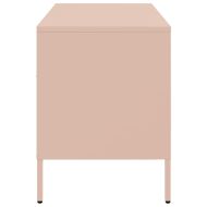 ТВ шкаф, розов, 68x39x50,5 см, стомана