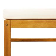 Градински комплект от 5 дивана с възглавници, дърво, акация и ратан