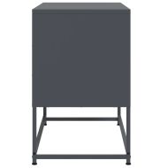 ТВ шкаф, антрацит, 68,5x39x60,5 см, стомана