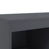 Висок шкаф, антрацит, 68x39x111,5 см, стомана