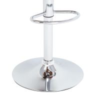 Бар табуретка, сива, текстил