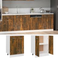 Долен шкаф "Lyon" опушен дъб 60x46x81,5 см, инженерно дърво
