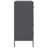 Бюфет, антрацит, 68x39x89 см, стомана