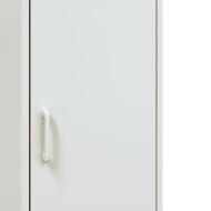 Висок шкаф, бял, 36x39x113 см, стомана