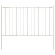 Ограден панел Woerden със стълбове, стомана, 1,7x0,75 м, бял