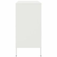 Бюфет, бял, 68x39x79 см, стомана