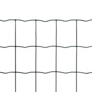 Евромрежа, стомана, 25x1,7 м, зелена