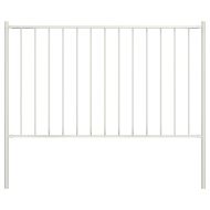 Ограден панел Woerden със стълбове, стомана, 1,7x1 м, бял