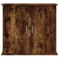 Поставка за аквариум, опушен дъб, 81x36x73 см, инженерно дърво