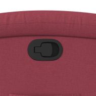 Стол реклайнер, виненочервен, текстил