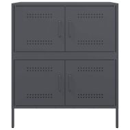 Бюфет, антрацит, 68x39x79 см, стомана