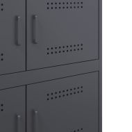 Бюфет, антрацит, 68x39x79 см, стомана