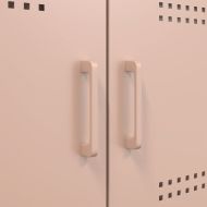 ТВ шкаф, розов, 68x39x50,5 см, стомана