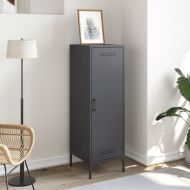 Висок шкаф, антрацит, 36x39x113 см, стомана