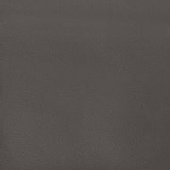 Кресло с табуретка, сиво, 60 см, изкуствена кожа