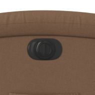 Електрически наклоняем стол, кафяв, текстил