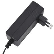 Електрически изправящ реклайнер стол, кафяв, текстил