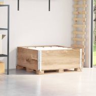 Палетни страници, 2 бр, 100x100 см, борова дървесина масив