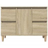 Шкаф за мивка, дъб сонома, 80x33x60 см, инженерно дърво