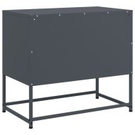 ТВ шкаф, розов, 100,5x39x60,5 см, стомана