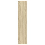 Библиотека, сонома дъб, 57x28,5x107,5 см, инженерно дърво