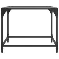 Маси за кафе с прозрачен стъклен плот 2 бр 50x50x40 см стомана